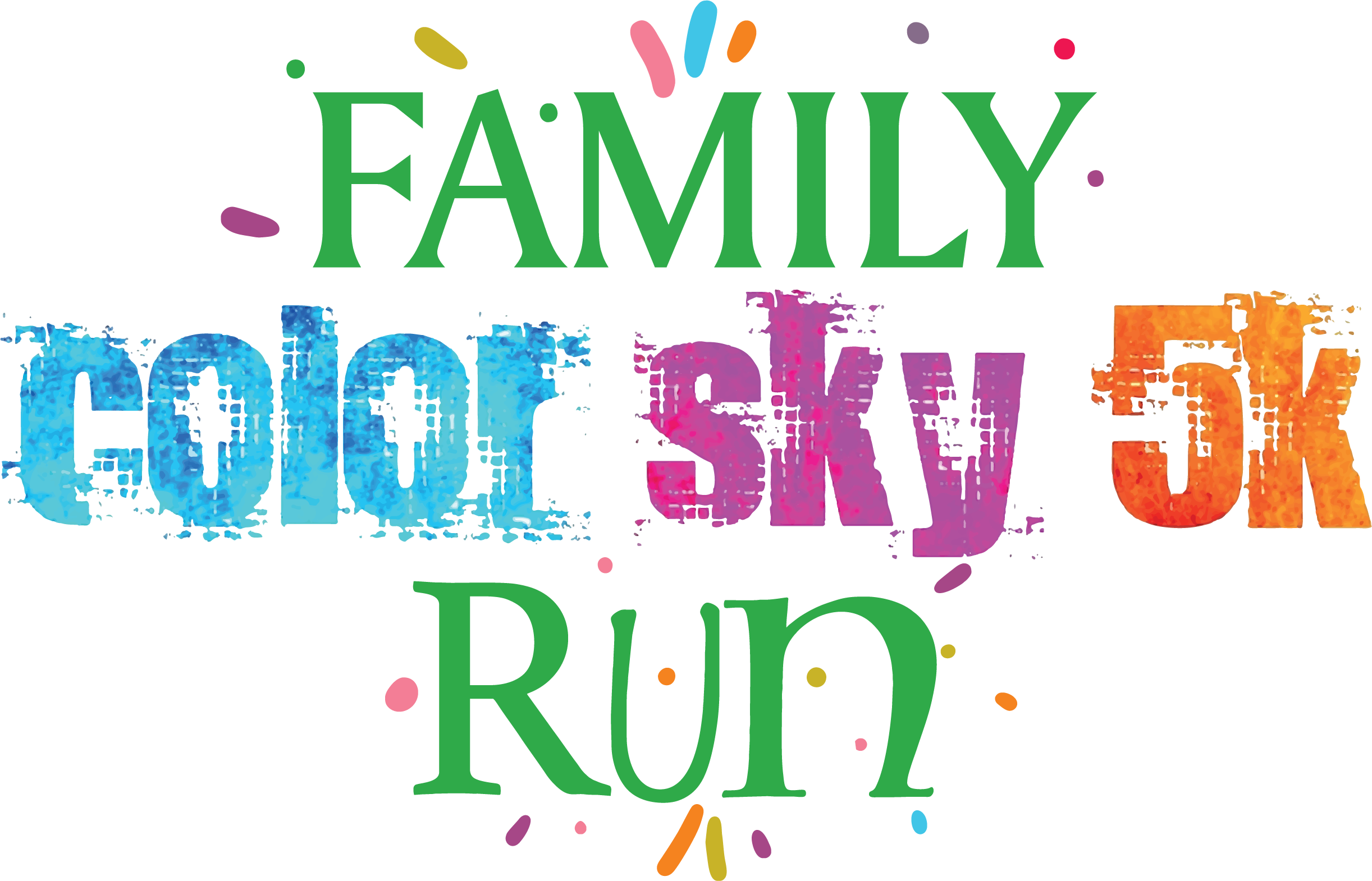 Color Sky 5K Famıly Run Logo